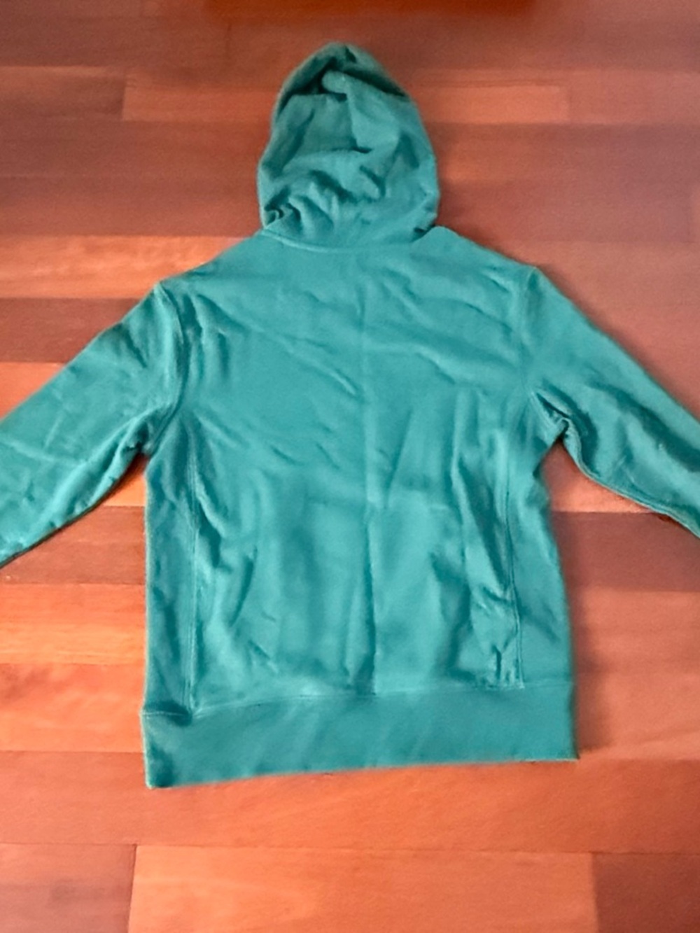 Life Is Good Teal Green Hoodie with Cream Accents - Picture 5 of 7